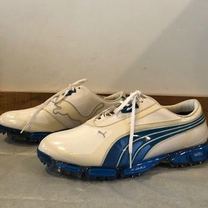 NWT PUMA Men's Super Cell Fusion Ice Golf Shoe (S2 Quill / CPro)